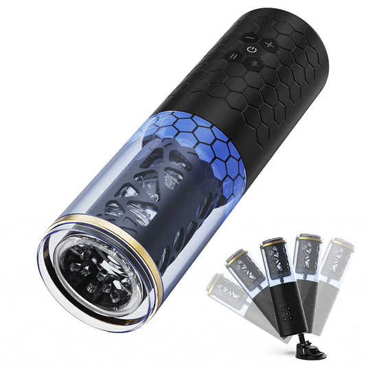 【Bevorzugt】SPINNE Stoßen Rotieren 6 Frequenzen 3 Geschwindigkeiten Elektrischer Masturbator