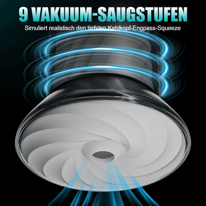 Bliss - 9 Saugmodi & Kraftvolle Vibration 2,8x Breite Hülle Elektrischer Masturbator für Männer