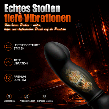 Hugo – Tragbarer Prostata-Massager mit Stoßbewegungen, Gurten sowie App- & Fernbedienungs-Doppelsteuerung
