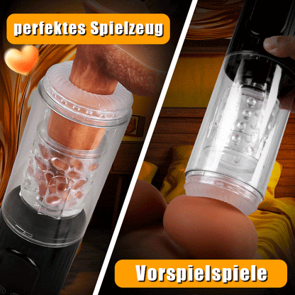 Aisia 4 Saug 5 Stoßmodi rotierender 3-in-1-Oralsex-Stroker