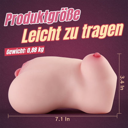 Bailey —— Extra dicker praller Körper eng anliegend, Übergewicht 1 kg, weich