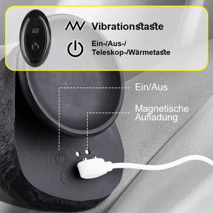 Maurice Großer Dildo mit Stoßvibration und Heizung, braun, für Männer und Frauen