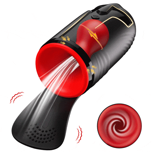 Kavallerist-10 Vibration 5 Oral Lutschen 3 Twisting Spinning Glans Training + Masturbation
